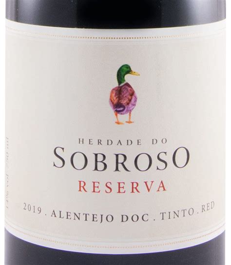 2019 Herdade Do Sobroso Reserva Tinto