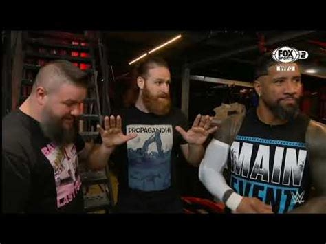 Kevin Owens Discute Con Jey Uso En Backstage Wwe Raw De Septiembre