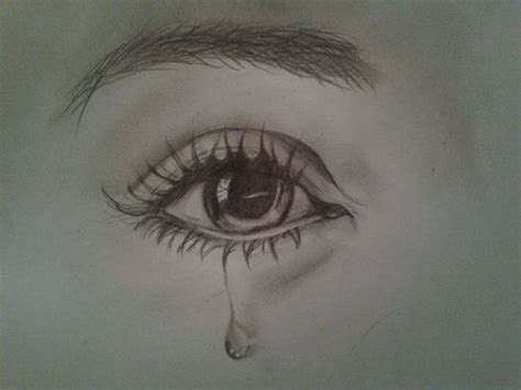 Eyes With Tears Drawing At Paintingvalley Explore Collection Of