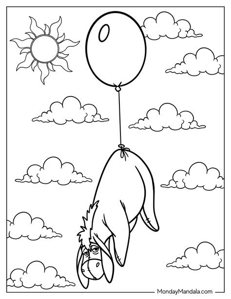 20 Eeyore Coloring Pages Free Pdf Printables