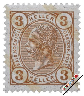 AUSTRIA 1904 3 Heller Definitive Stamps