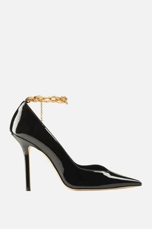 Diamond Talura Patent Leather Pumps Jimmy Choo