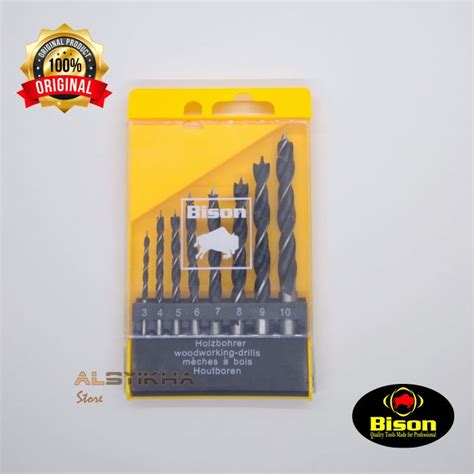 Jual Mata Bor Kayu BISON Set 8 Pcs 3 10mm Shopee Indonesia