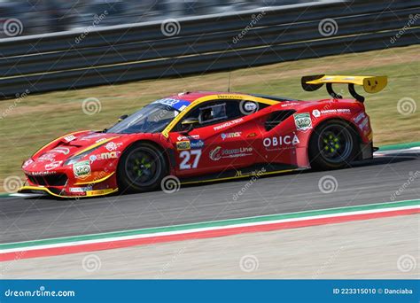 Circuito De Mugello Italy Jul Ferrari Gt Evo Del Equipo