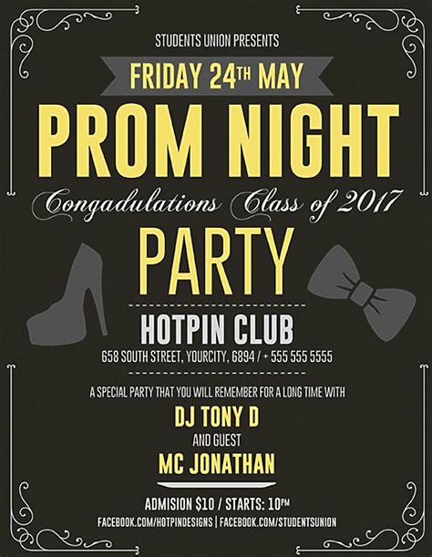 Prom Flyer Template Free