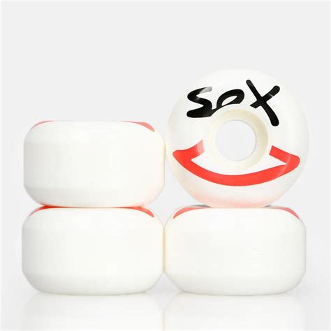 Sex Skateboards Wheels White 52mm Slugger Skate Store