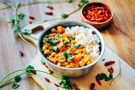 Curry De Verduras Y Garbanzos Receta Vegana Delicias Kitchen