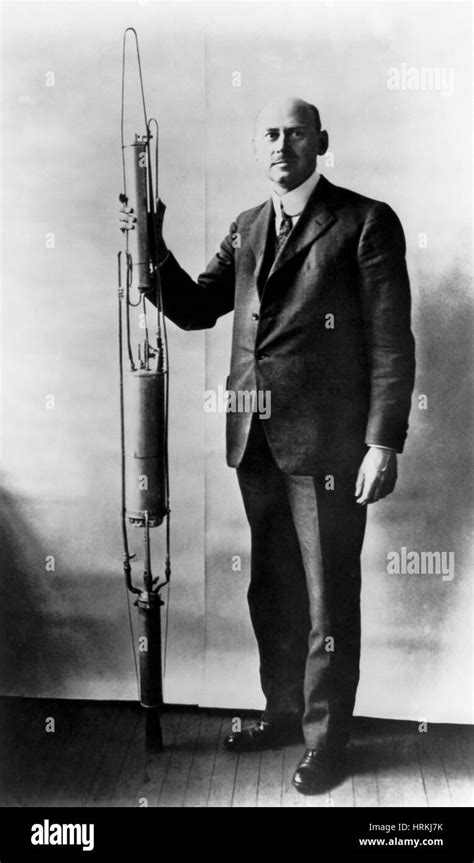 Robert Goddard American Rocket Scientist Stock Photo Alamy