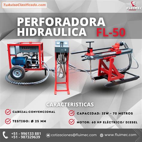 Perforadora Hidraulica Packsack Fl Equipo Para Ubicacion De Bet