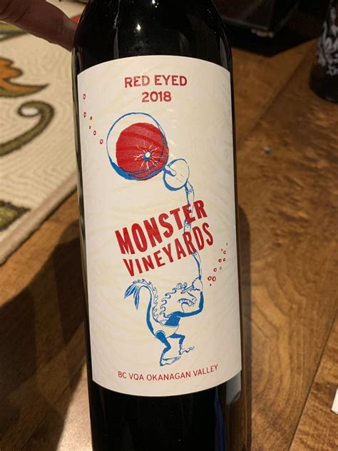 2018 Monster Vineyards Poplar Grove Red Eyed Canada British