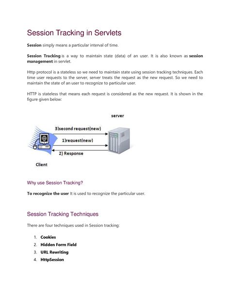 Unit Advance Java Notes Session Session Tracking In Servlets