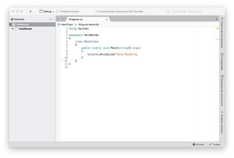 Nuestro Primer Programa Hola Mundo En Visual Studio Macos