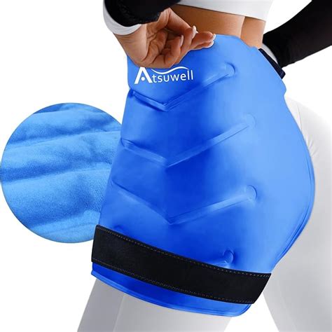 Amazon Atsuwell XL Hip Ice Pack Wrap After Surgery Gel Cold Pack