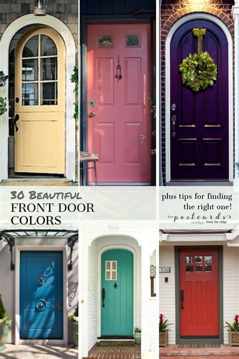 37 Front Door Paint Colors and how to pick one | Painted front doors ...