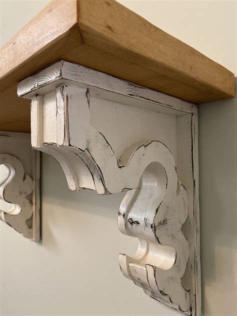 Large French Country Corbel Set Farmhouse Corbels Corbel Pair