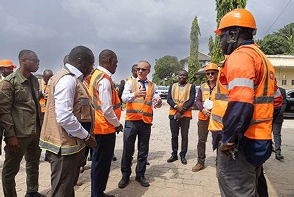 Infrastructure Visite Du Ministre Des Transports Des Travaux De Ligne