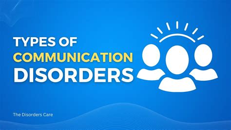 Types Of Communication Disorders And Their Symptoms Youtube