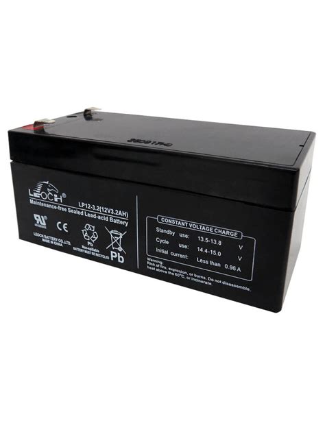 Lp12 32fr 12v 32ah Leoch Batterie Plomb étanche Agm