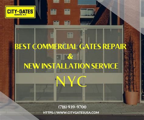 Best Commercial Gates Repair & New Installation Service in NYC