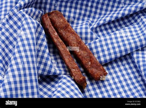 Special Bavarian Sausages Stock Photo - Alamy