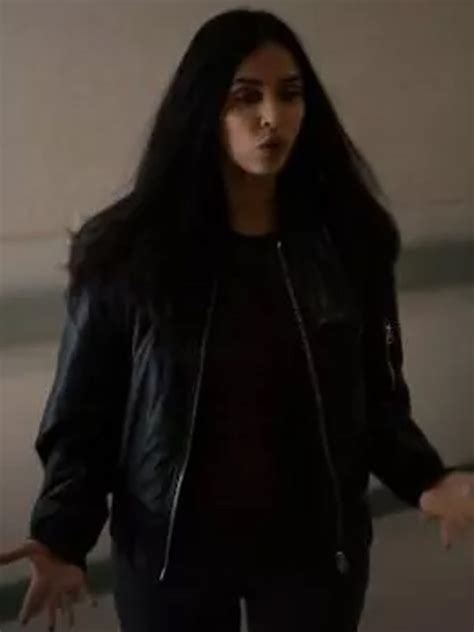 Manifest S04 Saanvi Bahl Black Leather Jacket - The American Outfit