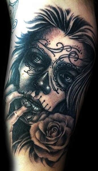 45 Gorgeous Day Of The Dead Women Tattoos • Tattoodo