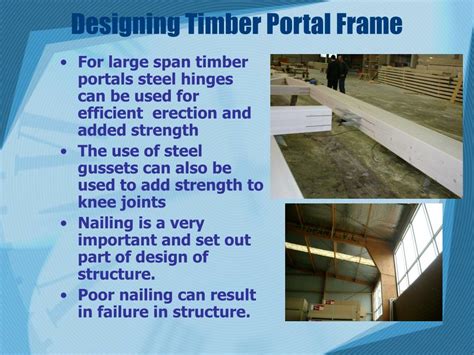 Ppt Timber Portal Frame Construction Powerpoint Presentation Free