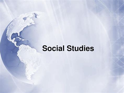 Disciplines Of Social Studies Ppt Download