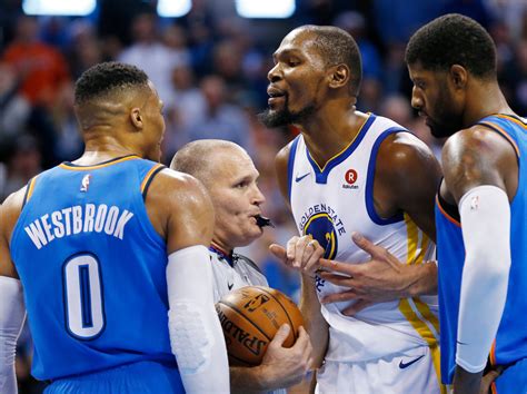 Russell Westbrook And Kevin Durant Fight