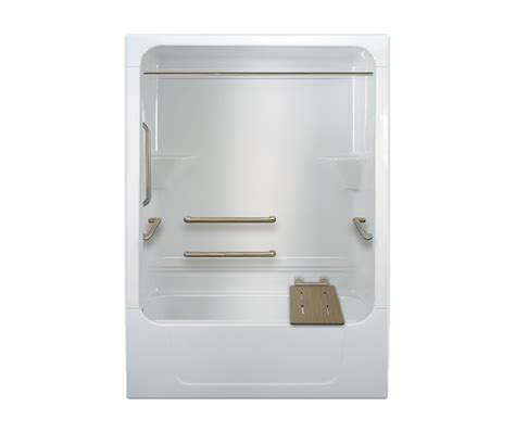 A 6000 Ts Ibs 3p 33 X 60 Acrylic Alcove Tub Shower With Left Hand Drain