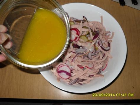 Leberkäs Salat Rezept mit Bild kochbar de