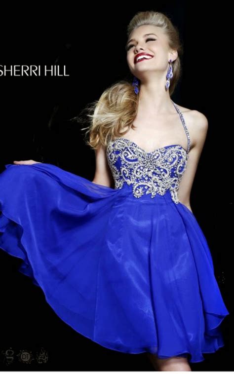 2016 Sexy Prom Gown A Line 2014 Sherri Hill Short Prom Dress 3878