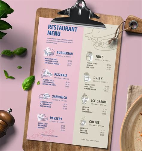 Pin On Best Food Menu Templates