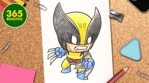 CÓmo Dibujar A Wolverine Kawaii Cómo Dibujar A Lobezno Dibujos