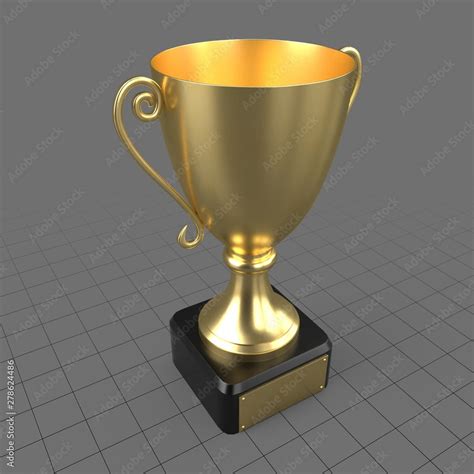 Trophy cup Stock 3D asset | Adobe Stock