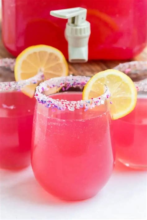 Pink Party Punch With Sherbet Recipe Pink Party Punches Party