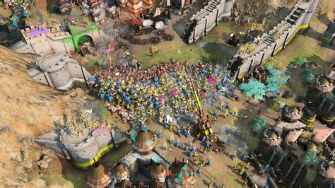 Age Of Empires V Massive Siege Defense Multiplayer Gameplay