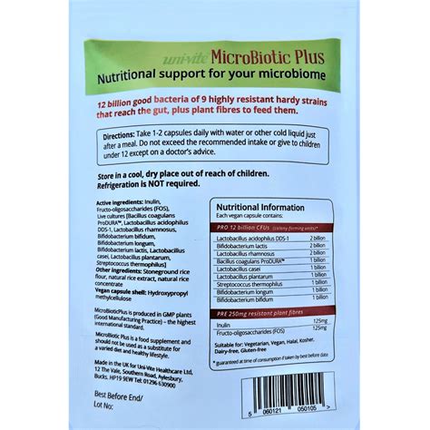 Probiotics help against Candida or yeast infection - Microbiotic Plus Probiotics Uni-Vite ...