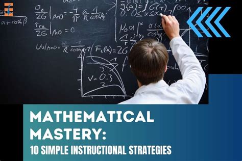 Simple Instructional Strategies For Mathematics Future Education