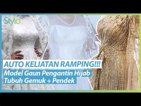 Baju Akad Nikah Wanita Gemuk Model Kebaya Nikah Untuk Wanita Gemuk