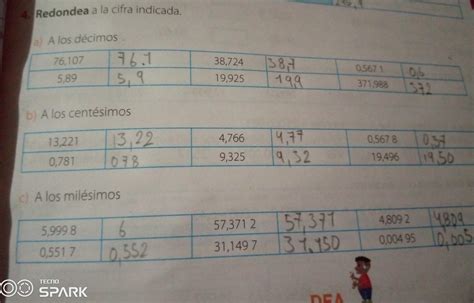 Redondea A La Cifra Indicadaal A Los Décimos7610758938724199250