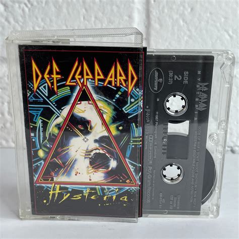 Def Leppard Hysteria Original Cassette Tape Vinyl Command