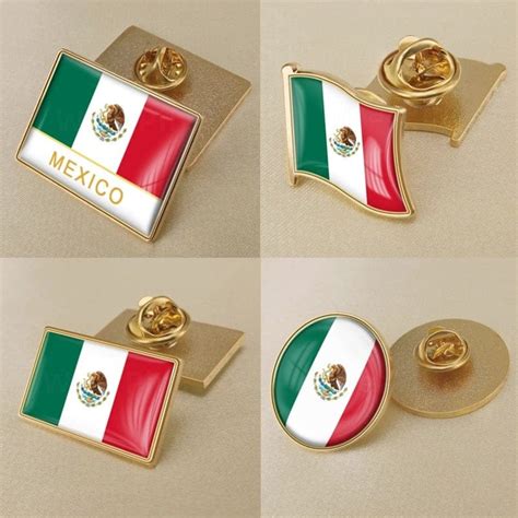 Mexico Flag Pin, Mx Souvenir, Mexico Flag National Pins, Patriotic ...