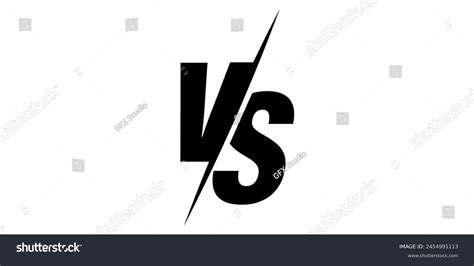 Vs Letter Drawing Style Design Icon Stock Vector (Royalty Free) 2454991113 | Shutterstock