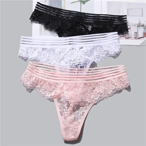 Sexy Lace Thongs New Fashion Women Underwear Thong T Back Female