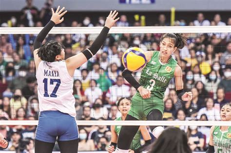 Dlsu Lady Spikers Clip Nu Bags Uaap Womens Volley Title