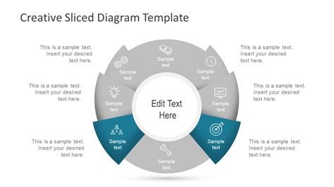 Slices 8 Steps Circular Diagram Ppt Slidemodel