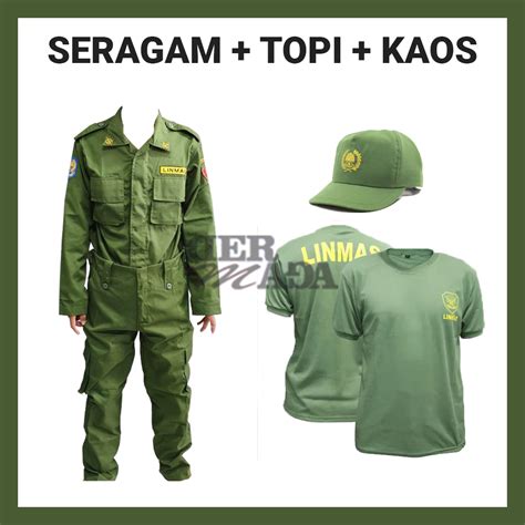 Paket Lengkap Linmas Baju Linmas Seragam Linmas Seragam Hansip