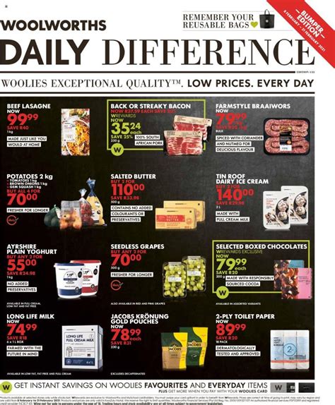 Woolworths Specials February Woolworths Catalogue