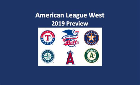 AL West Preview 2019 - Top MLB Analysis & Odds